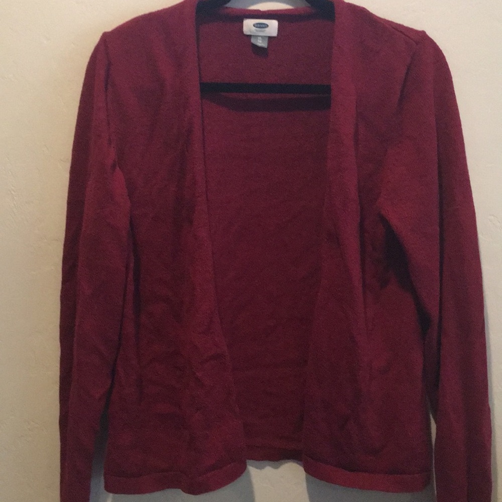 Old Navy Red Cardigan